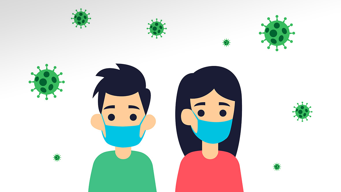 Coronavirus (2019-nCoV). People in medical masks. Stop coronavir